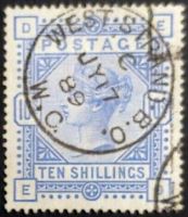 SG183 10/- Ultramarine