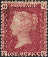 SG43 1d Red Plate 167 (MB) MM