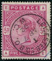 SG 180 5/- Rose (AE)