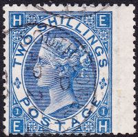 SG 119 (EH) 2/- Deep Blue with RPS Cert