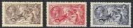 GB QV SG.450 - 452 N73 - N75 Complete Set of 1934 Re-Engraved Seahorses (MH) SG CAT £700
