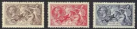 GB QV SG.450 - 452 N73 - N75 Complete Set of 1934 Re-Engraved Seahorses (MH) SG CAT £700