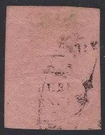 QV Natal SG.4 1857 3d rose embossed 4 margins (vfu) sg cat £500