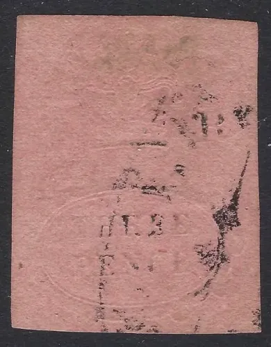 QV Natal SG.4 1857 3d rose embossed 4 margins (vfu) sg cat £500