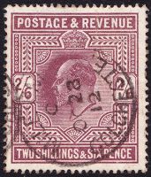 SG 317 2/6- Dark Purple (Somerset House)