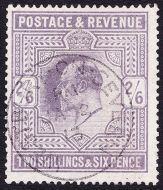 SG 315 2/6- Greyish-Purple (Somerset House) VFU