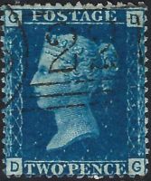 SG46 2d Blue Plate 13 (DG)