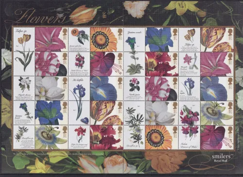 LS11 2003 Flowers Smilers Sheet