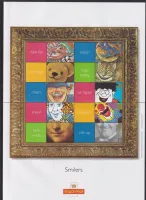 LS05 2001 "Smiles" Royal Mail Generic Smilers Sheet